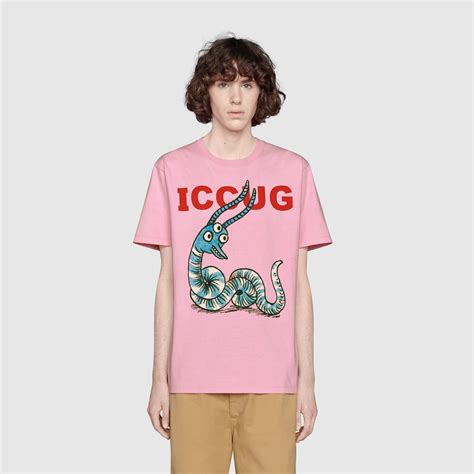 gucci freya hartas t shirt|Online Exclusive Freya Hartas ICCUG print t.